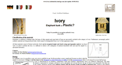 Desktop Screenshot of ivoryauthenticityandage.com